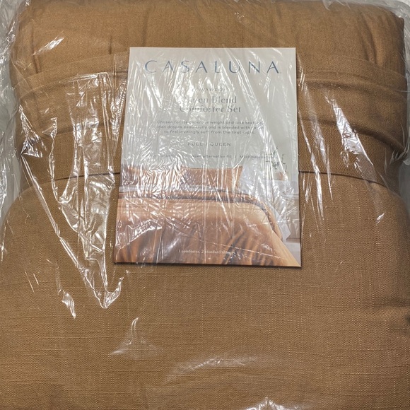 Casaluna Bedding Casaluna Linen Blend Comforter Set Poshmark